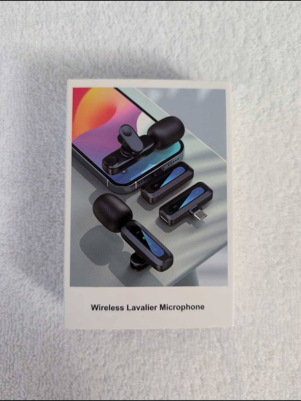 Universal Wireless Lavalier Microphone - Black